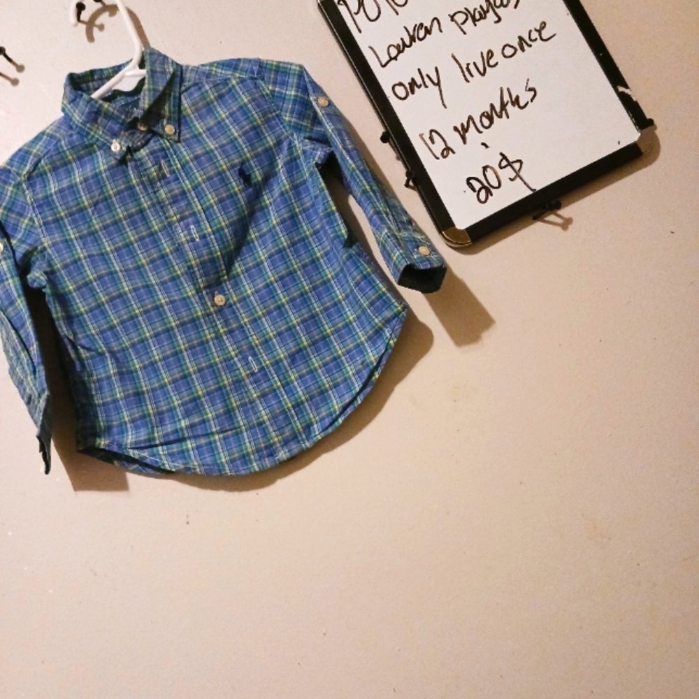 12 months long sleeve Polo shirt